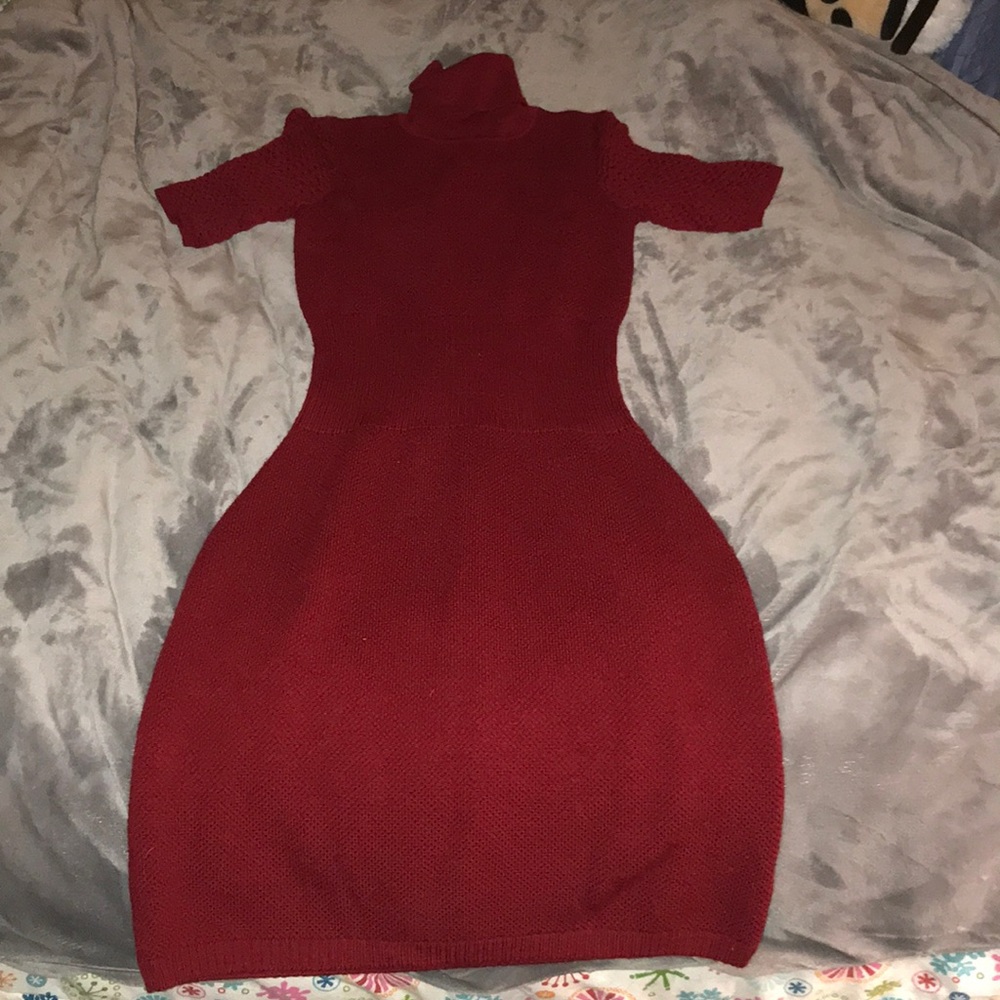 Classiques Entier Red Sweater dress